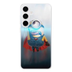 Silikonové pouzdro iSaprio - Samsung Galaxy S24 Plus - Mimons Superman 02
