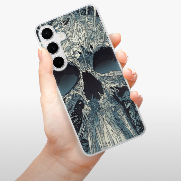 Silikonové pouzdro iSaprio - Samsung Galaxy S24 Plus - Abstract Skull