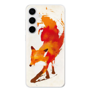 Silikonové pouzdro iSaprio - Samsung Galaxy S24 Plus - Fast Fox
