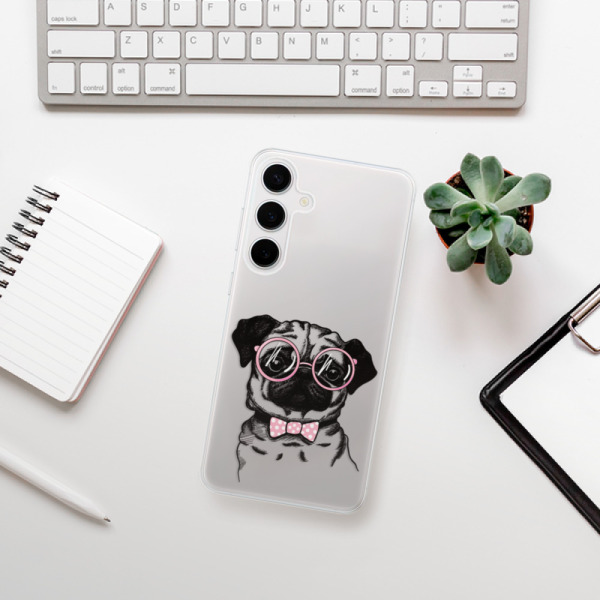 Silikonové pouzdro iSaprio - Samsung Galaxy S24 Plus - The Pug