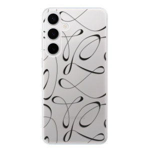 Silikonové pouzdro iSaprio - Samsung Galaxy S24 Plus - Fancy black