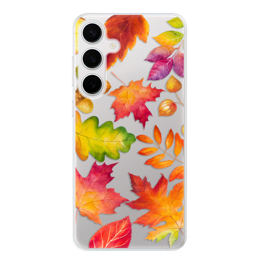 Silikonové odolné pouzdro iSaprio - Autumn Leaves 01 - Samsung Galaxy S24 Plus (Odolný silikonový kryt, obal, pouzdro iSaprio Autumn Leaves 01 na mobilní telefon Samsung Galaxy S24+)