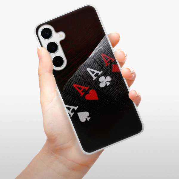 Silikonové pouzdro iSaprio - Samsung Galaxy S24 Plus - Poker