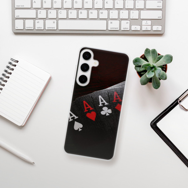 Silikonové pouzdro iSaprio - Samsung Galaxy S24 Plus - Poker
