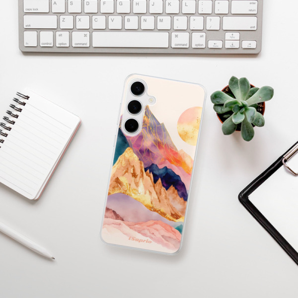 Silikonové pouzdro iSaprio - Samsung Galaxy S24 Plus - Abstract Mountains