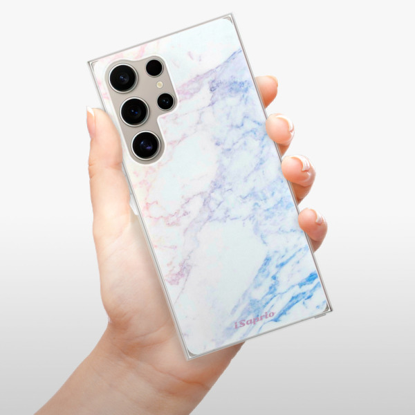 Silikonové pouzdro iSaprio - Samsung Galaxy S24 Ultra - Raibow Marble 10