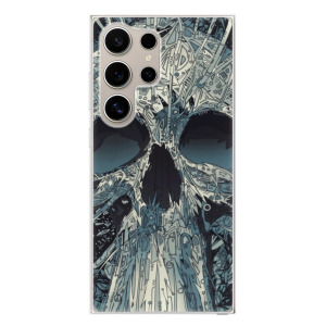 Silikonové pouzdro iSaprio - Samsung Galaxy S24 Ultra - Abstract Skull