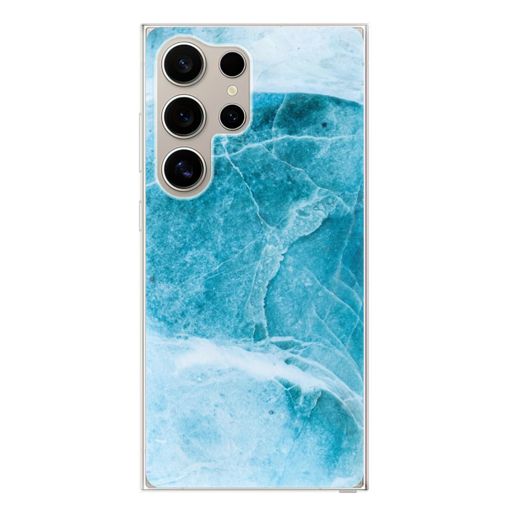 Odolné silikonové pouzdro iSaprio - Blue Marble - Samsung Galaxy S24 Ultra