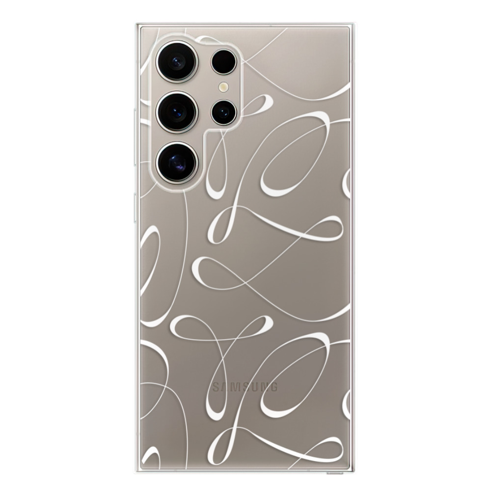 Silikonové odolné pouzdro iSaprio - Fancy - white - Samsung Galaxy S24 Ultra (Odolný silikonový kryt, obal, pouzdro iSaprio Fancy - white na mobilní telefon Samsung Galaxy S24 Ultra)