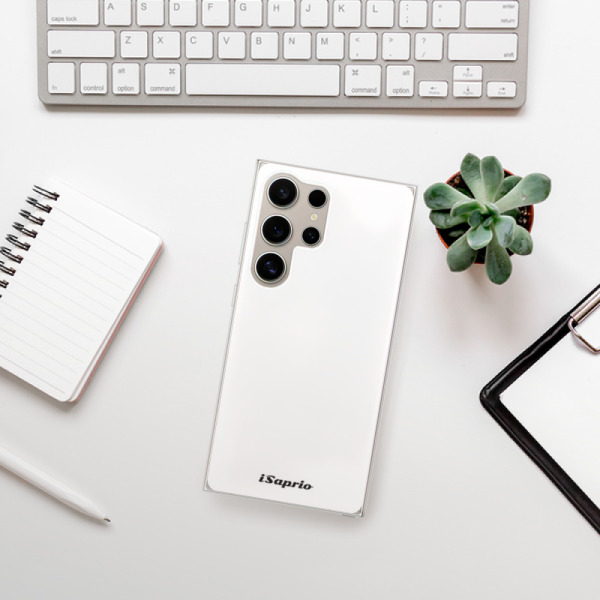 Silikonové pouzdro iSaprio - Samsung Galaxy S24 Ultra - 4Pure bílé