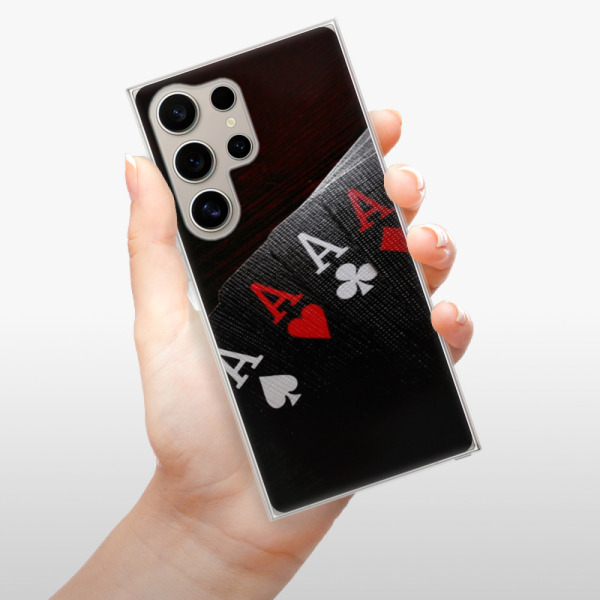 Silikonové pouzdro iSaprio - Samsung Galaxy S24 Ultra - Poker