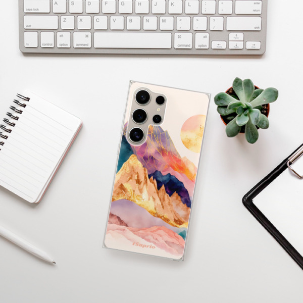 Silikonové pouzdro iSaprio - Samsung Galaxy S24 Ultra - Abstract Mountains