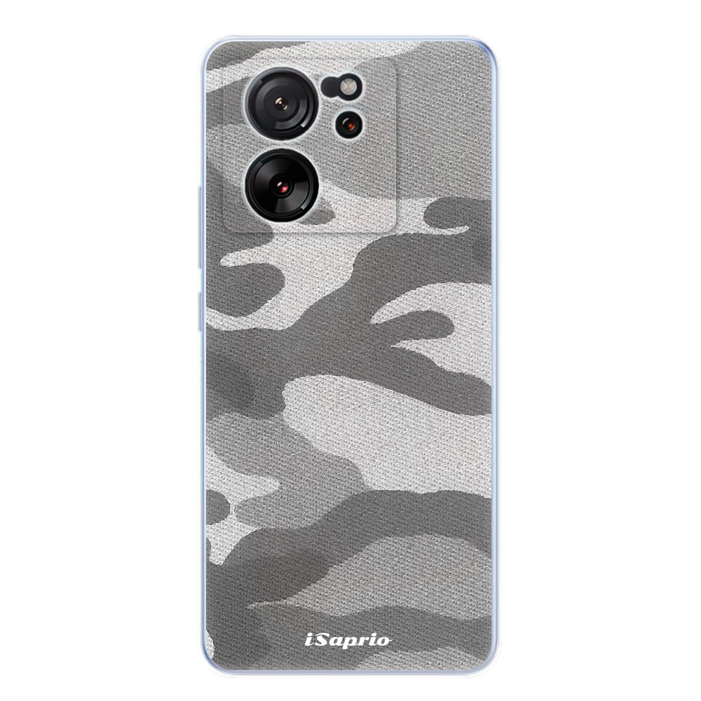 Odolné silikonové pouzdro iSaprio - Gray Camuflage 02 - Xiaomi 13T / 13T Pro