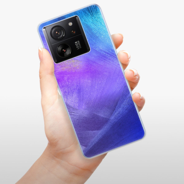 Silikonové pouzdro iSaprio - Xiaomi 13T / 13T Pro - Purple Feathers