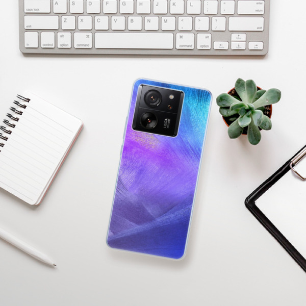 Silikonové pouzdro iSaprio - Xiaomi 13T / 13T Pro - Purple Feathers