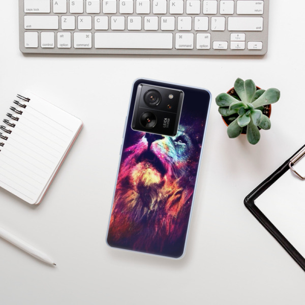 Silikonové pouzdro iSaprio - Xiaomi 13T / 13T Pro - Lion in Colors