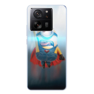 Silikonové pouzdro iSaprio - Xiaomi 13T / 13T Pro - Mimons Superman 02