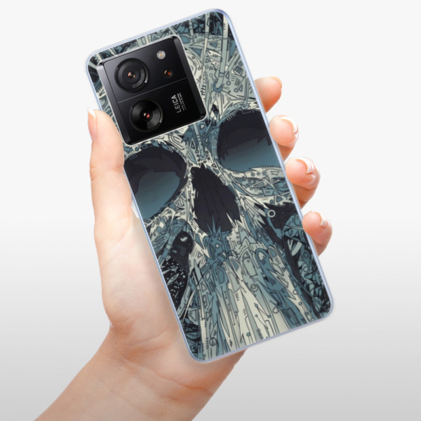 Silikonové pouzdro iSaprio - Xiaomi 13T / 13T Pro - Abstract Skull