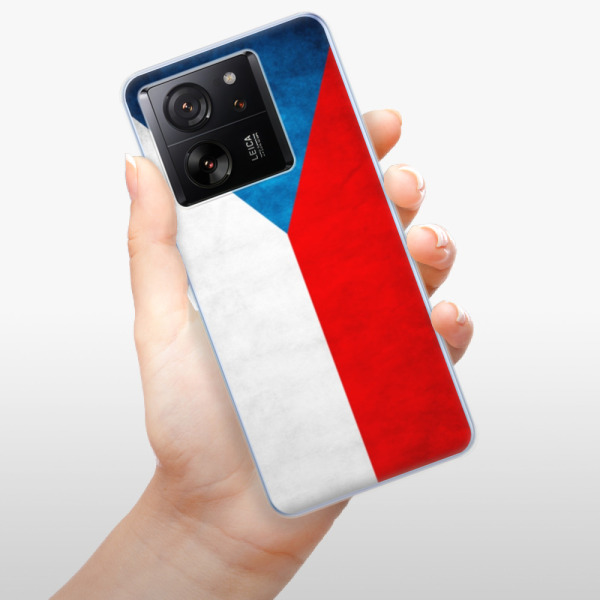 Silikonové pouzdro iSaprio - Xiaomi 13T / 13T Pro - Czech Flag