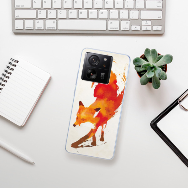 Silikonové pouzdro iSaprio - Xiaomi 13T / 13T Pro - Fast Fox
