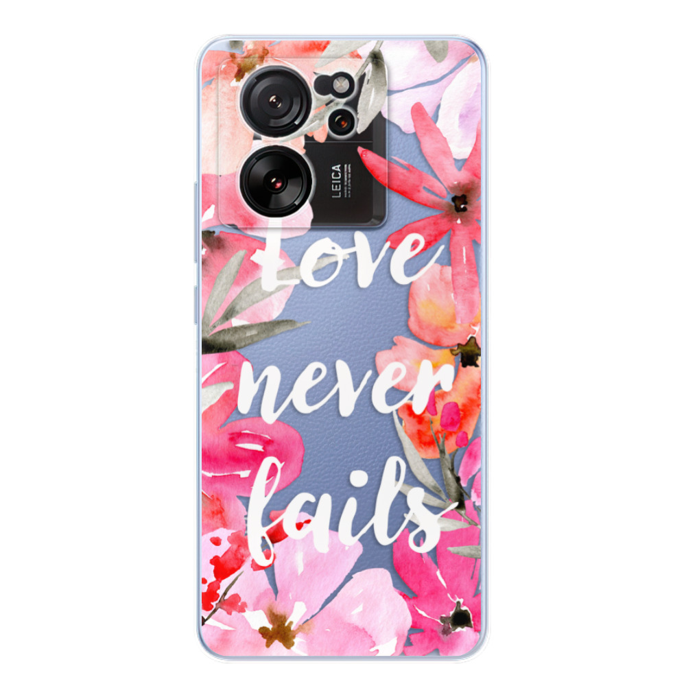 Odolné silikonové pouzdro iSaprio - Love Never Fails - Xiaomi 13T / 13T Pro