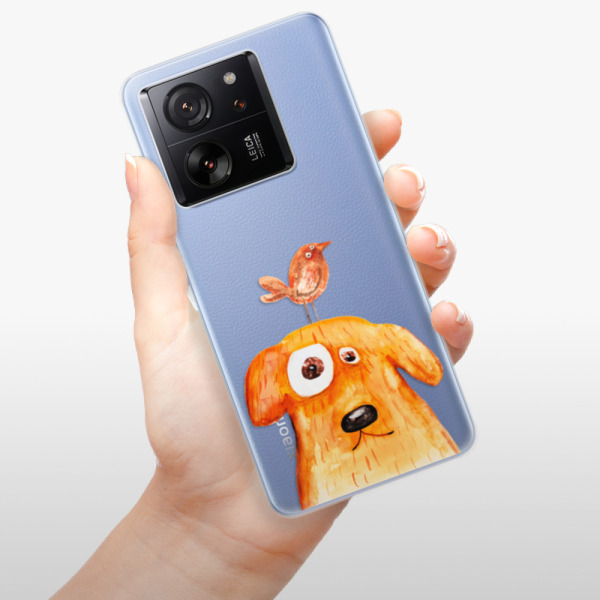 Silikonové pouzdro iSaprio - Xiaomi 13T / 13T Pro - Dog And Bird
