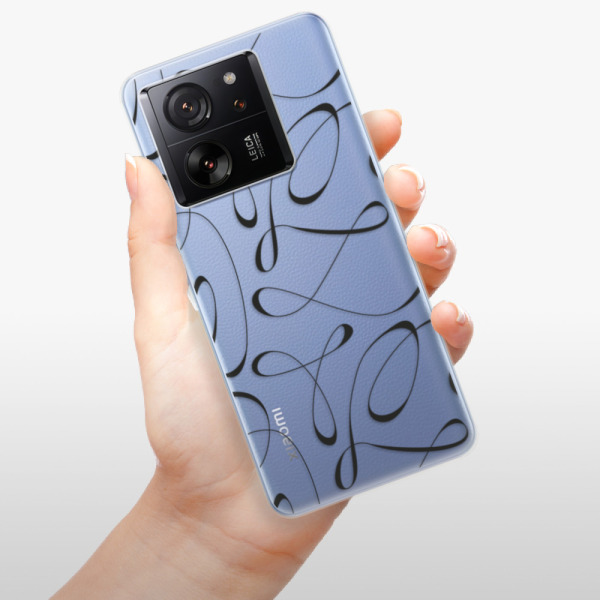 Silikonové pouzdro iSaprio - Xiaomi 13T / 13T Pro - Fancy black