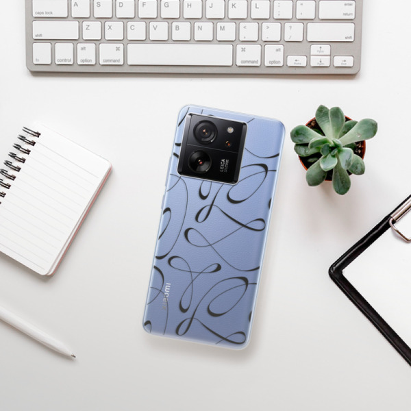 Silikonové pouzdro iSaprio - Xiaomi 13T / 13T Pro - Fancy black