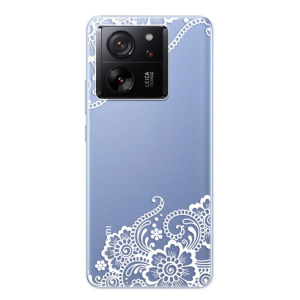 Silikonové pouzdro iSaprio - Xiaomi 13T / 13T Pro - White Lace 02