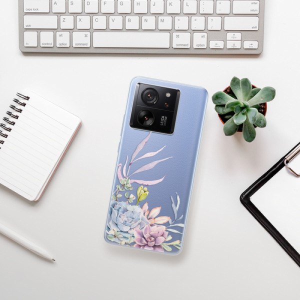 Silikonové pouzdro iSaprio - Xiaomi 13T / 13T Pro - Succulent 01