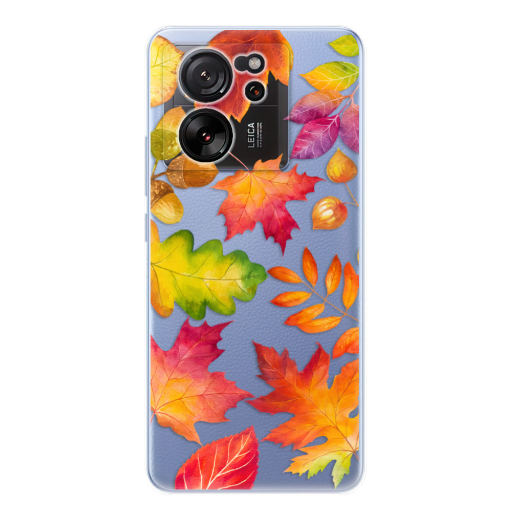 Silikonové odolné pouzdro iSaprio - Autumn Leaves 01 - Xiaomi 13T / 13T Pro (Odolný silikonový kryt, obal, pouzdro iSaprio Autumn Leaves 01 na mobilní telefon Xiaomi 13T / 13T Pro)