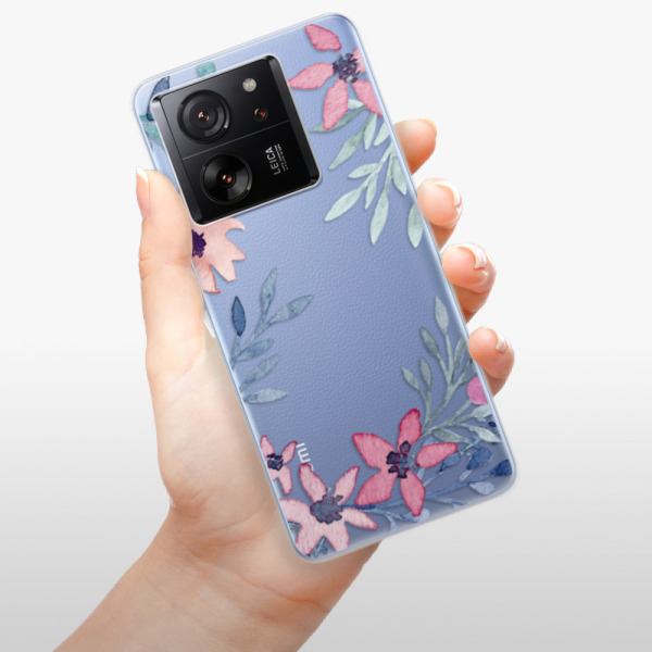 Silikonové pouzdro iSaprio - Xiaomi 13T / 13T Pro - Leaves and Flowers