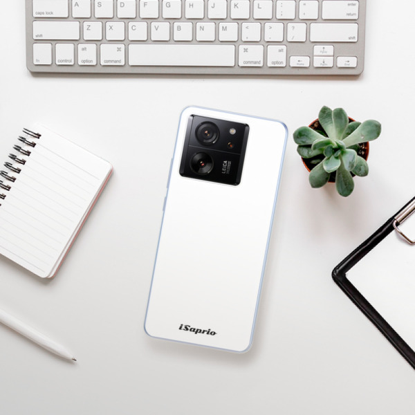Silikonové pouzdro iSaprio - Xiaomi 13T / 13T Pro - 4Pure bílé