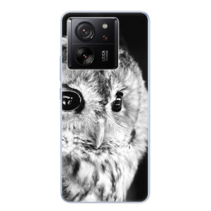 Silikonové pouzdro iSaprio - Xiaomi 13T / 13T Pro - BW Owl