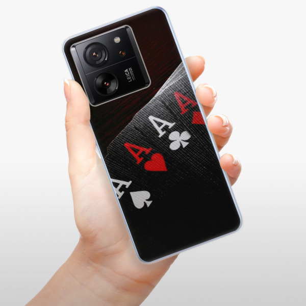 Silikonové pouzdro iSaprio - Xiaomi 13T / 13T Pro - Poker