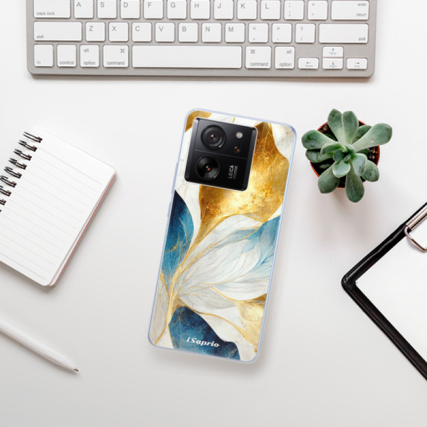 Silikonové pouzdro iSaprio - Xiaomi 13T / 13T Pro - Blue Leaves