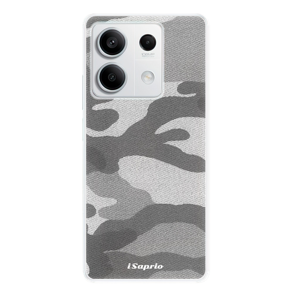Odolné silikonové pouzdro iSaprio - Gray Camuflage 02 - Xiaomi Redmi Note 13 5G