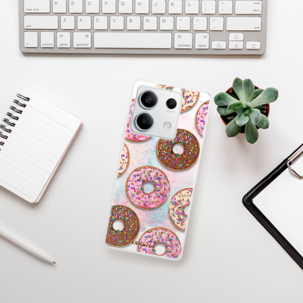 Silikonové pouzdro iSaprio - Xiaomi Redmi Note 13 5G - Donuts 11