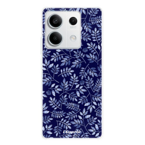 Silikonové pouzdro iSaprio - Xiaomi Redmi Note 13 5G - Blue Leaves 05