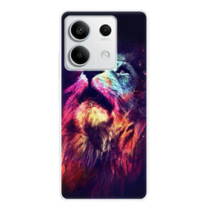 Silikonové pouzdro iSaprio - Xiaomi Redmi Note 13 5G - Lion in Colors