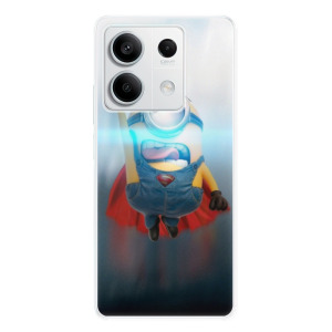 Silikonové pouzdro iSaprio - Xiaomi Redmi Note 13 5G - Mimons Superman 02
