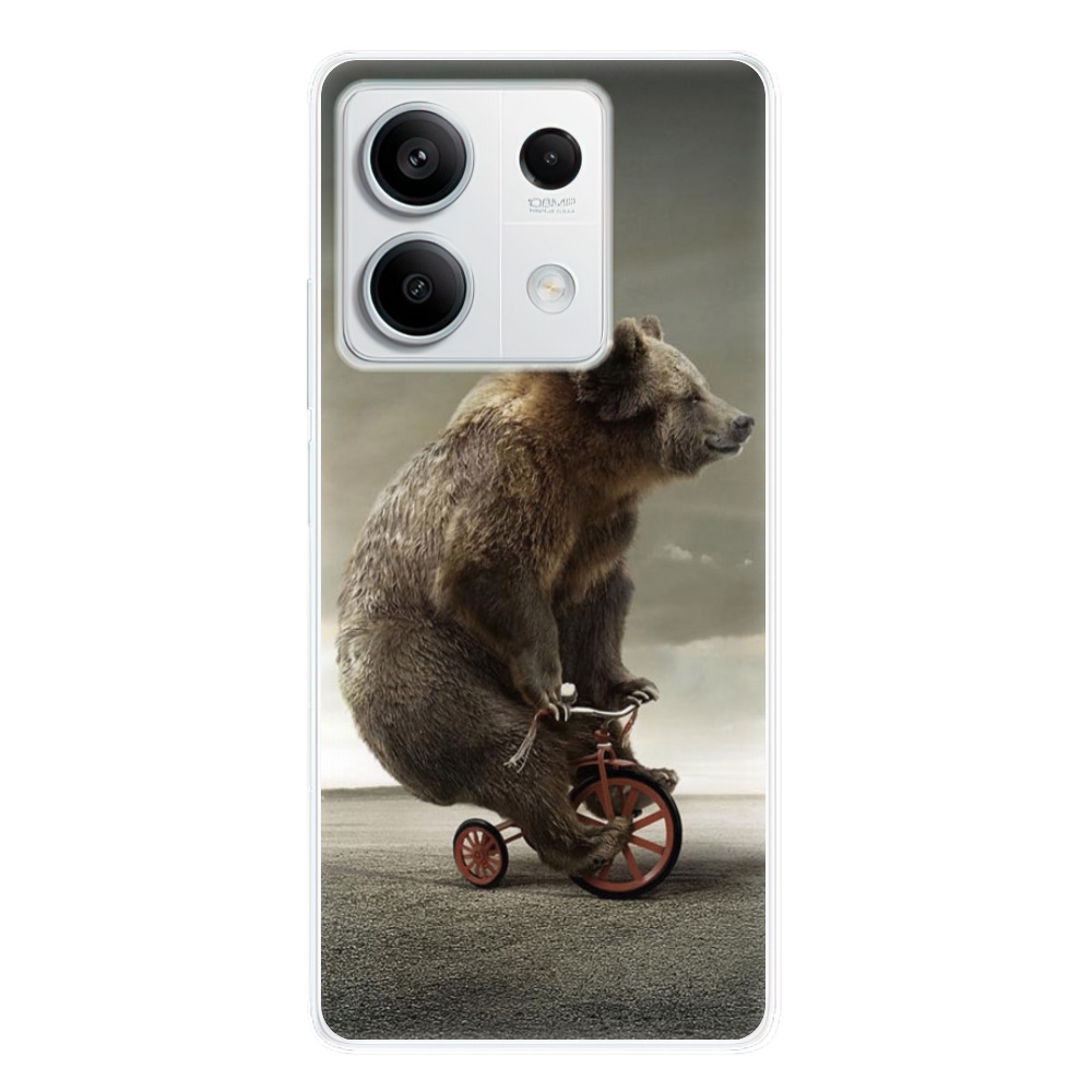 Silikonové odolné pouzdro iSaprio - Bear 01 - Xiaomi Redmi Note 13 5G (Odolný silikonový kryt, obal, pouzdro iSaprio Bear 01 na mobilní telefon Xiaomi Redmi Note 13 5G)