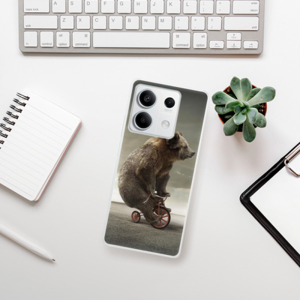 Silikonové pouzdro iSaprio - Xiaomi Redmi Note 13 5G - Bear 01