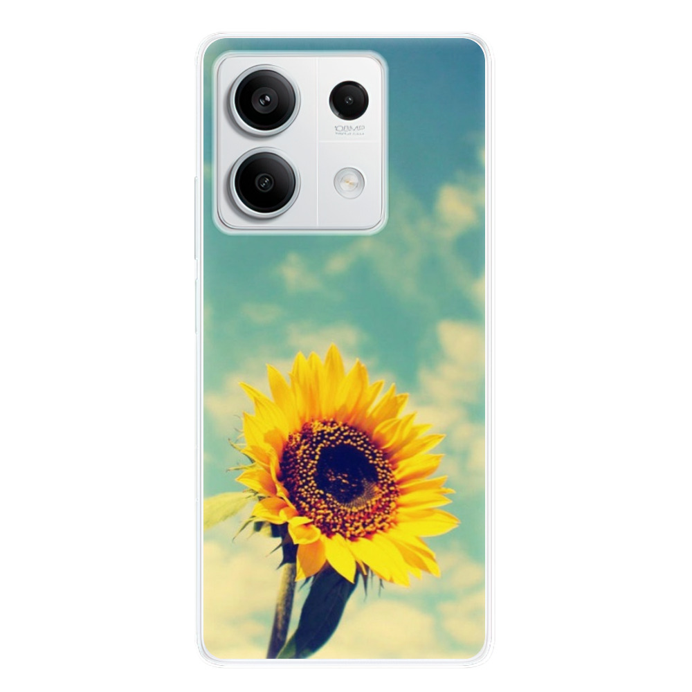 Silikonové odolné pouzdro iSaprio - Sunflower 01 - Xiaomi Redmi Note 13 5G (Odolný silikonový kryt, obal, pouzdro iSaprio Sunflower 01 na mobilní telefon Xiaomi Redmi Note 13 5G)