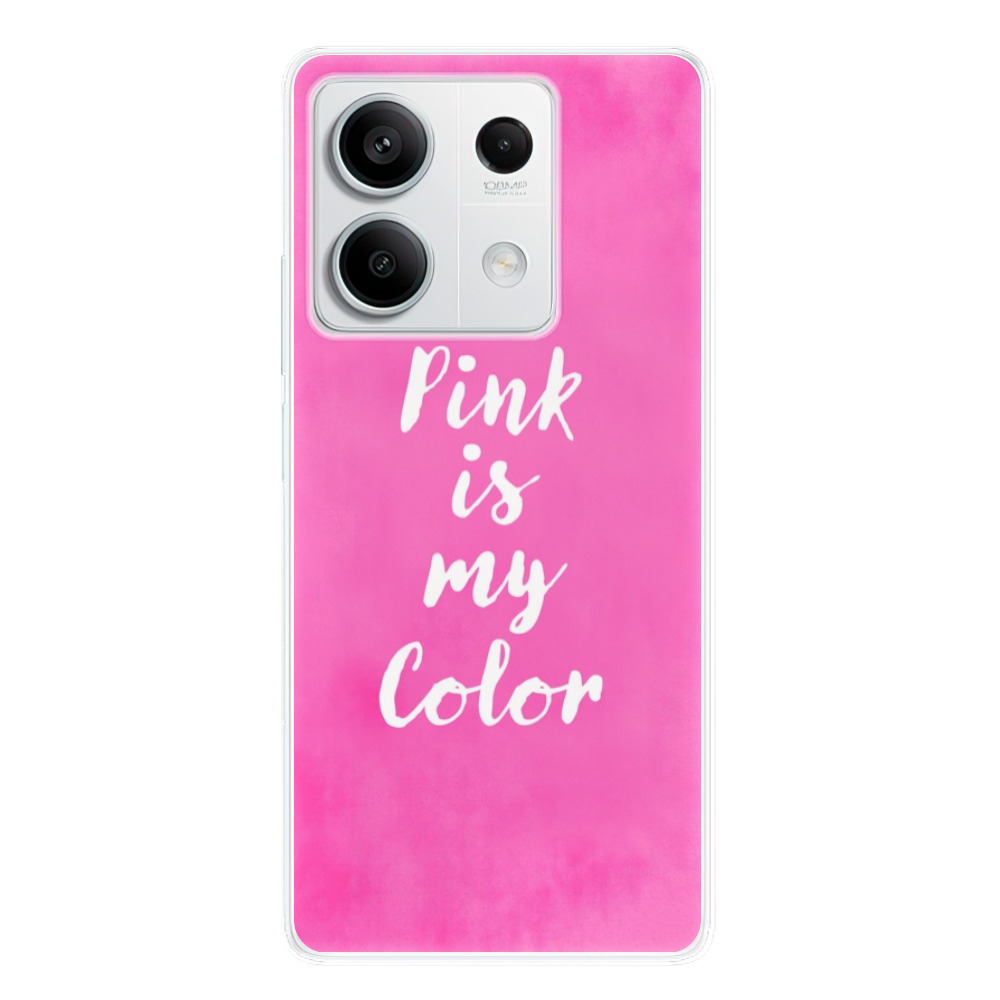 Odolné silikonové pouzdro iSaprio - Pink is my color - Xiaomi Redmi Note 13 5G