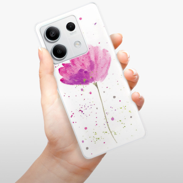 Silikonové pouzdro iSaprio - Xiaomi Redmi Note 13 5G - Poppies