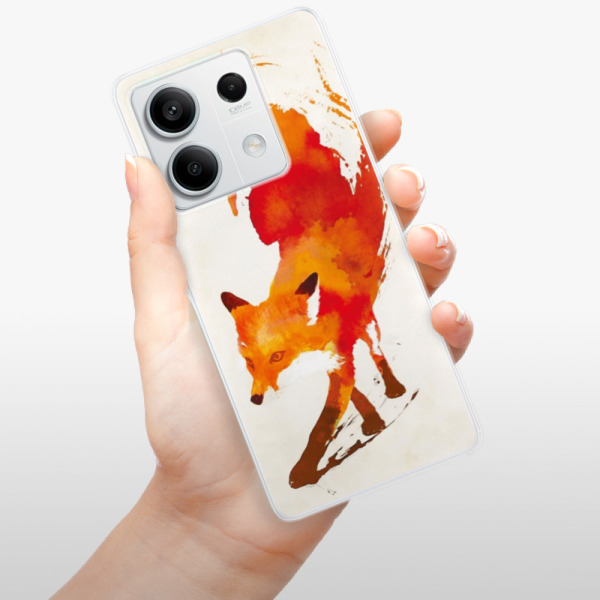 Silikonové pouzdro iSaprio - Xiaomi Redmi Note 13 5G - Fast Fox