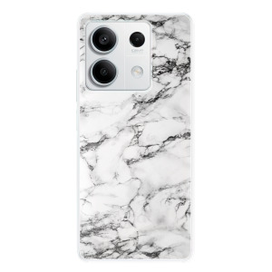 Silikonové pouzdro iSaprio - Xiaomi Redmi Note 13 5G - White Marble 01