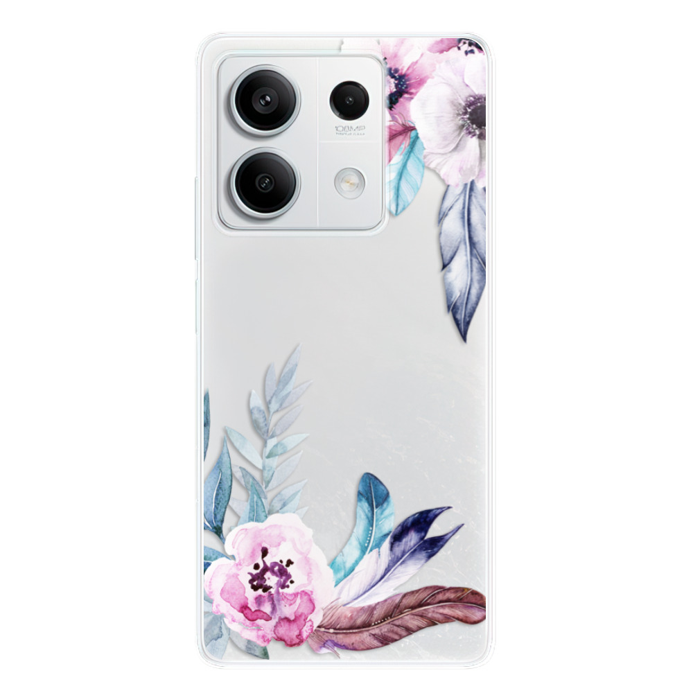 Silikonové odolné pouzdro iSaprio - Flower Pattern 04 - Xiaomi Redmi Note 13 5G (Odolný silikonový kryt, obal, pouzdro iSaprio Flower Pattern 04 na mobilní telefon Xiaomi Redmi Note 13 5G)