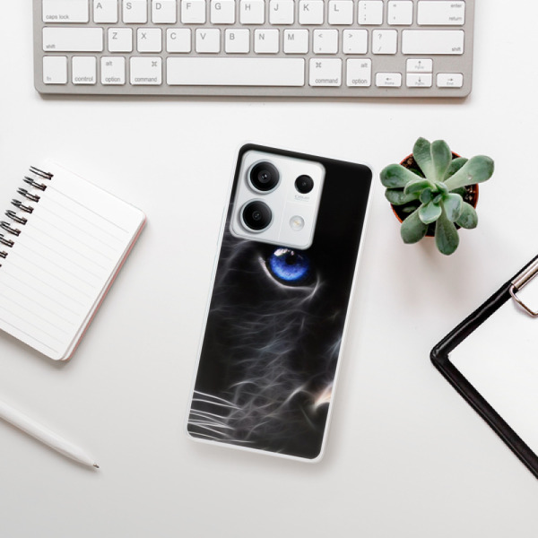 Silikonové pouzdro iSaprio - Xiaomi Redmi Note 13 5G - Black Puma